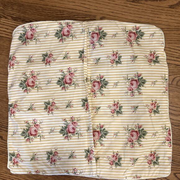 Custom PAIR Ralph Lauren Decorative PILLOWS Cases Flowers Sophie Brooke Vintage - Picture 10 of 10